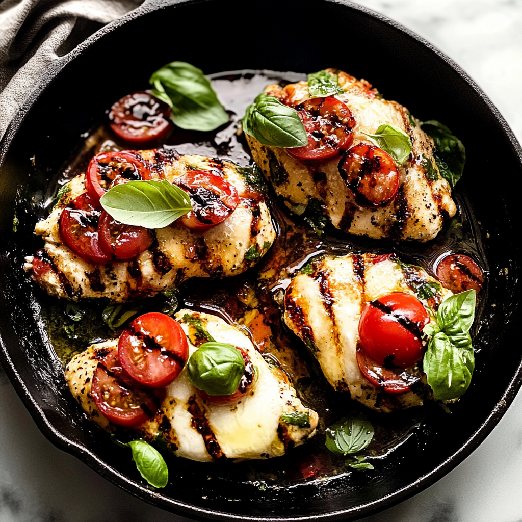 Skillet Caprese Chicken