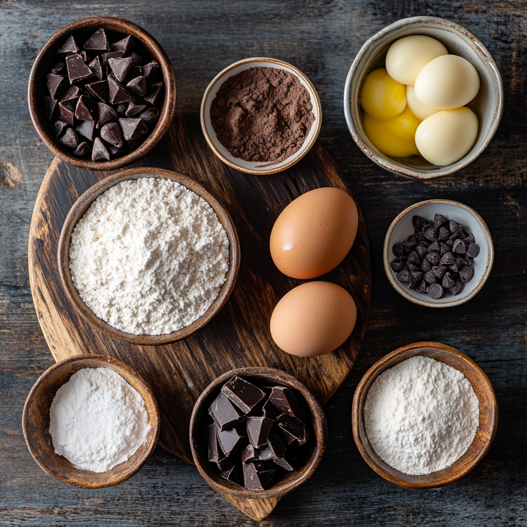 Sweetheart Brownies ingredients