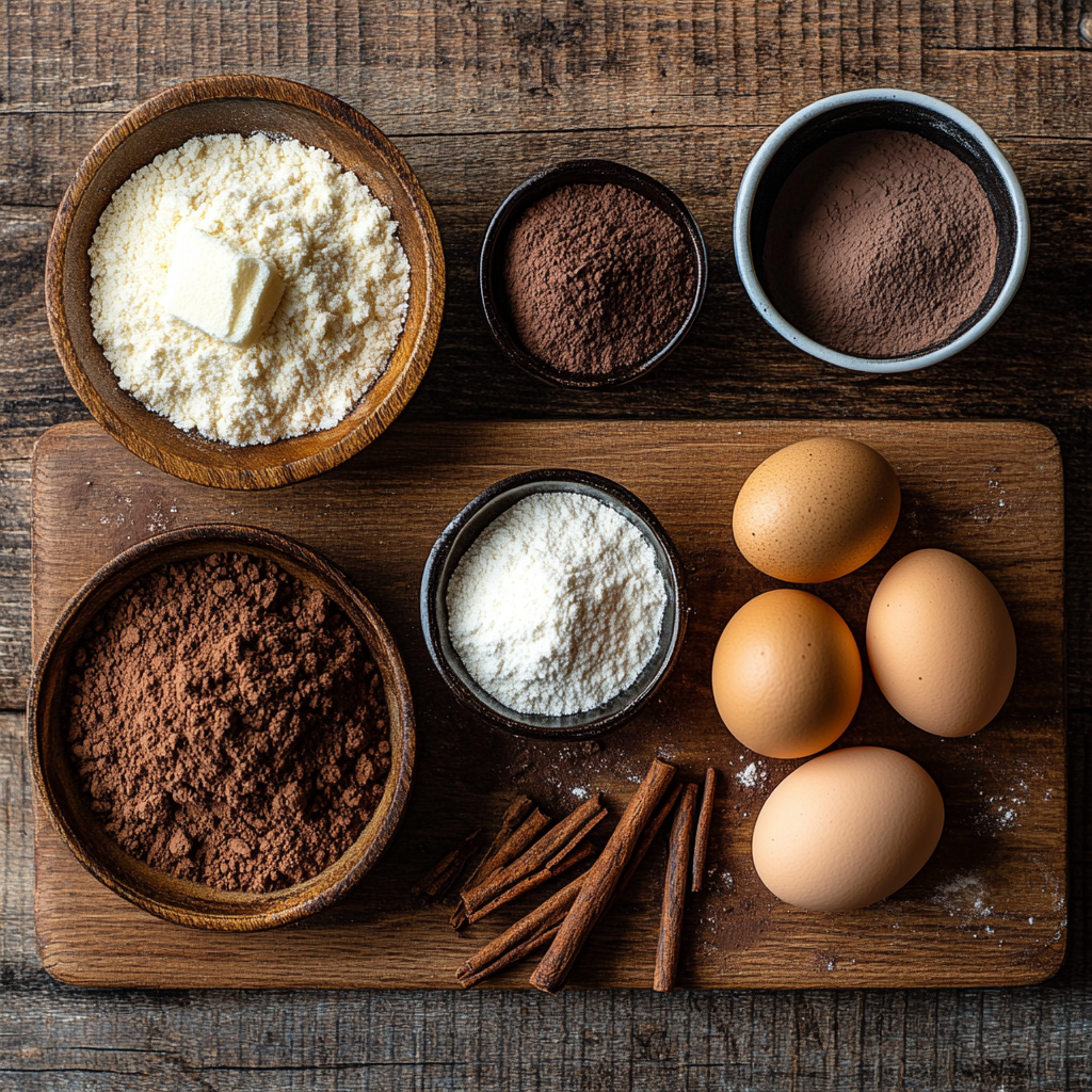 Valentine’s Day Heart-Shaped Brownies ingredients