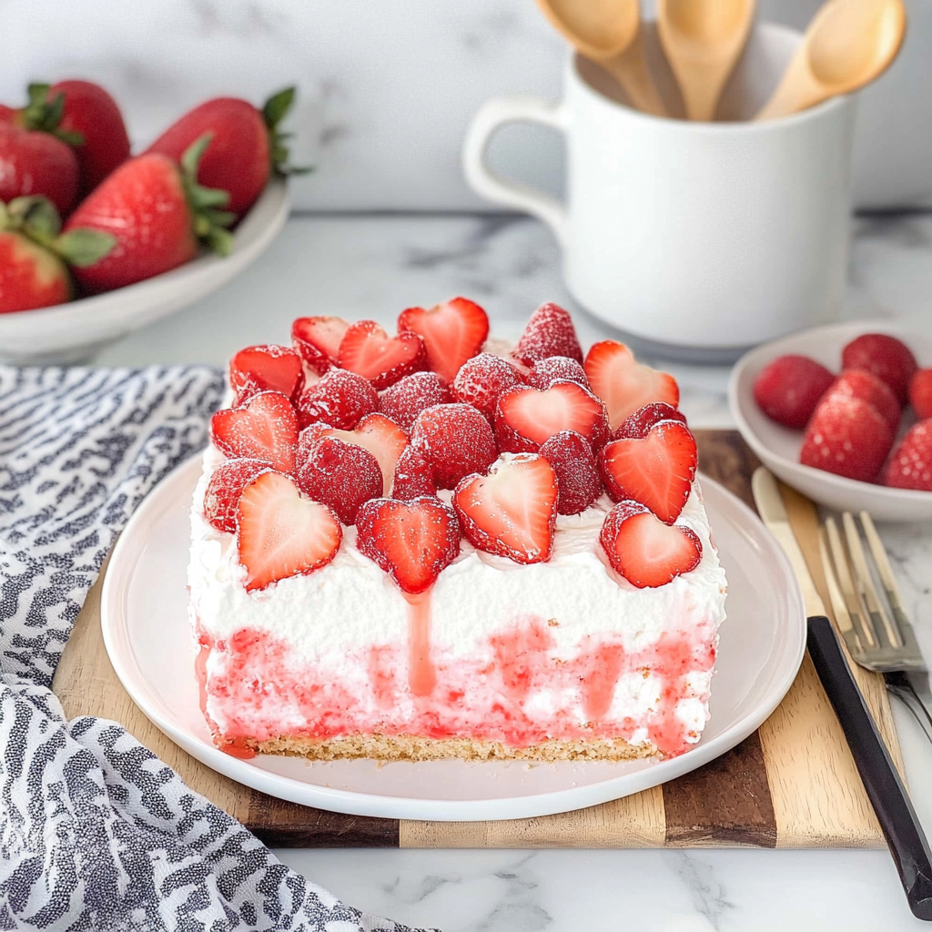 Valentine’s Day Poke Cake