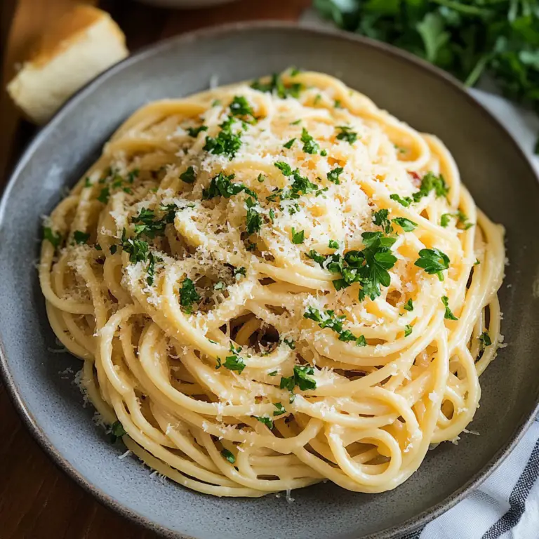 garlic parmesan pasta