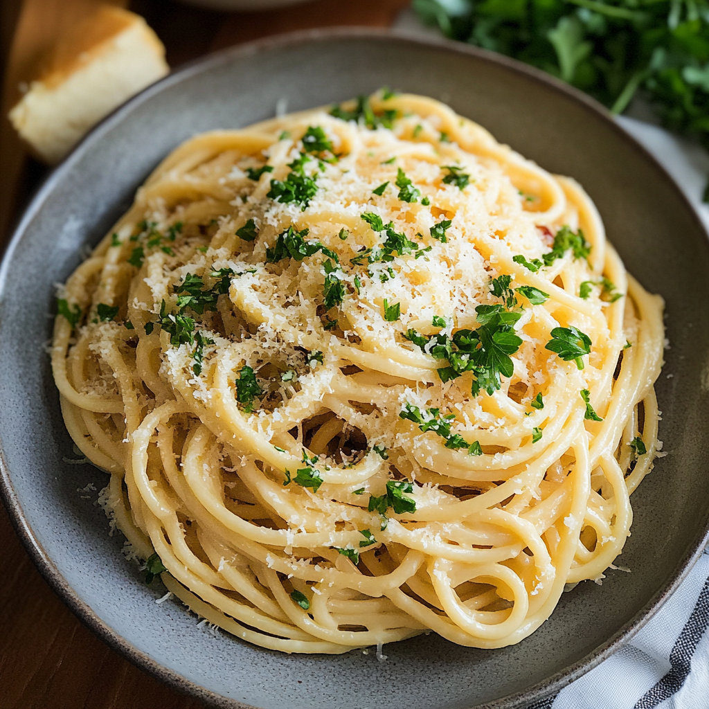 garlic parmesan pasta