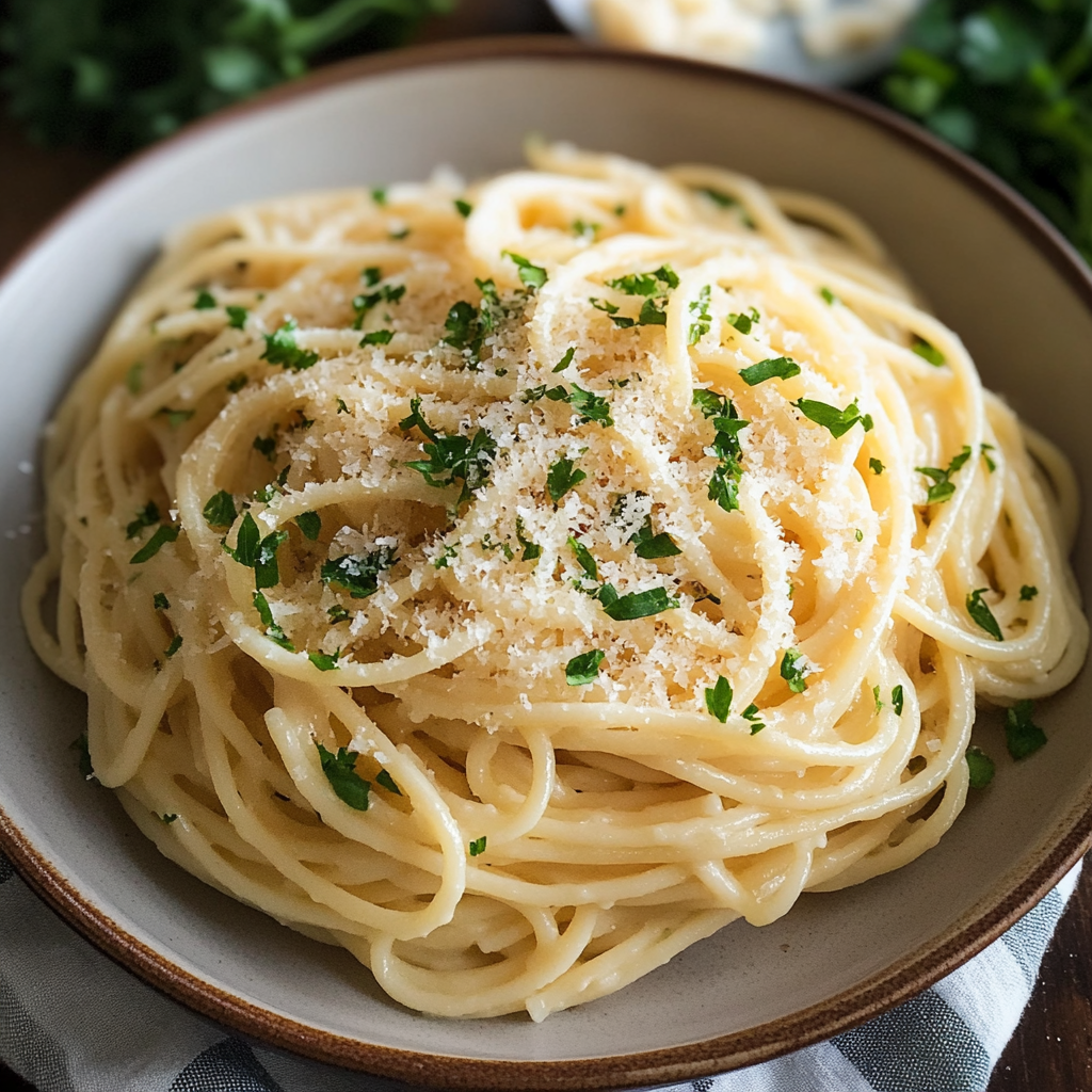 garlic parmesan pasta