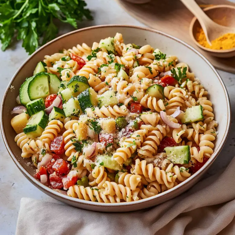 high protein pasta salad