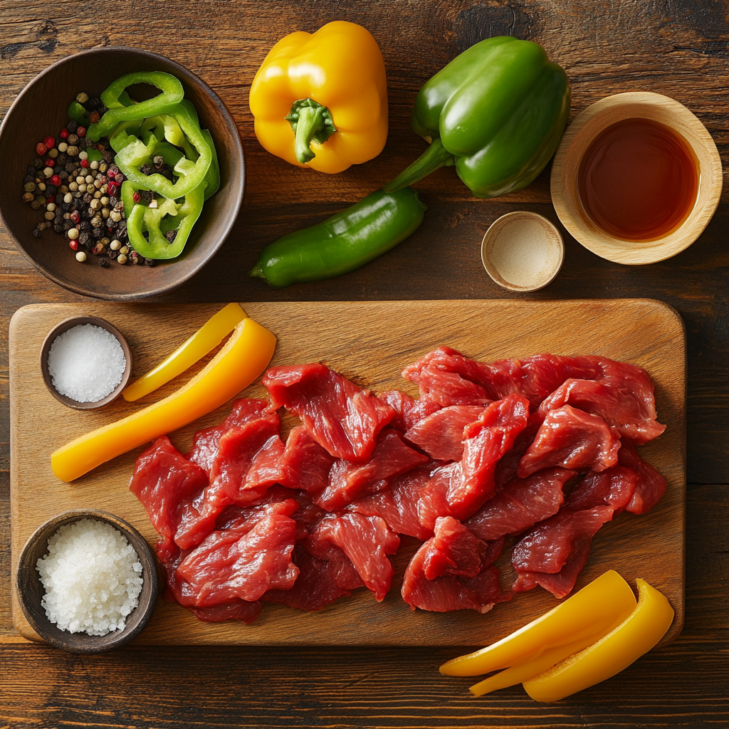 pepper steak recipe ingredients