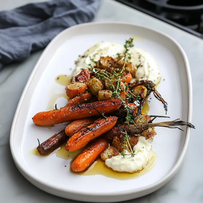roasted carrots with whipped ricotta