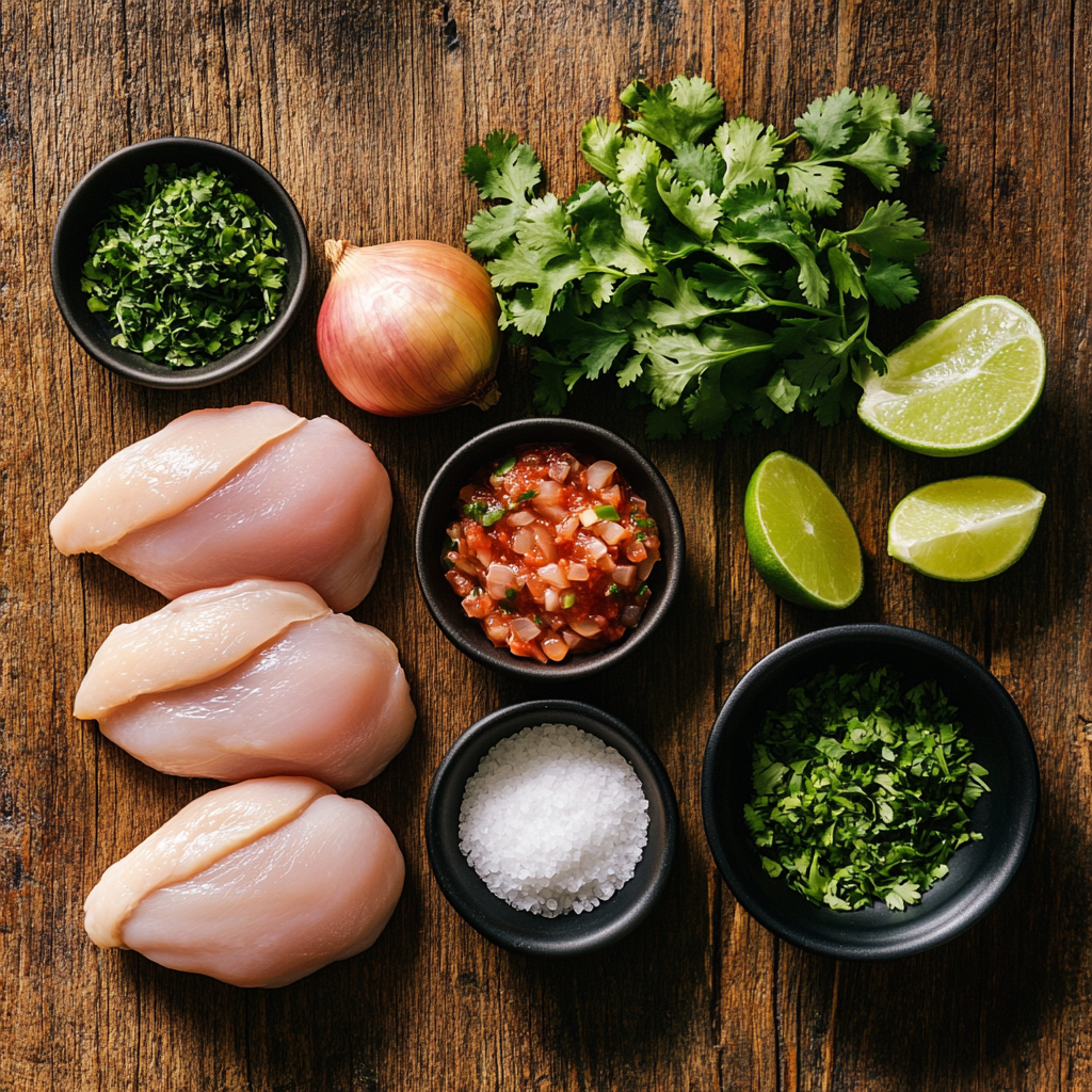 Salsa Verde Chicken Tacos in the Crockpot