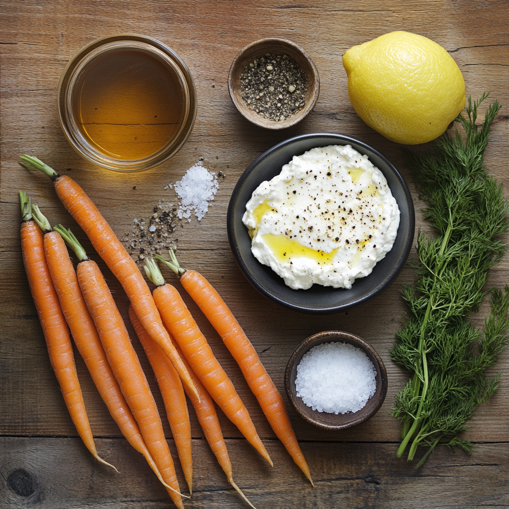 roasted carrots with whipped ricotta