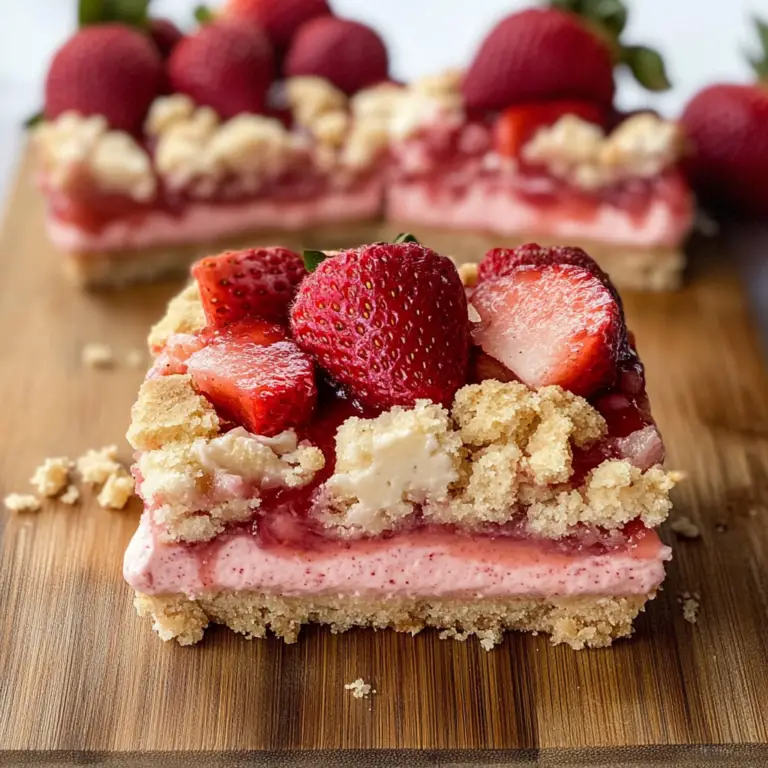 strawberry cheesecake bars