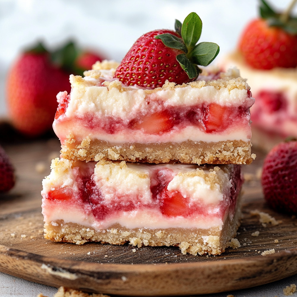 strawberry cheesecake bars