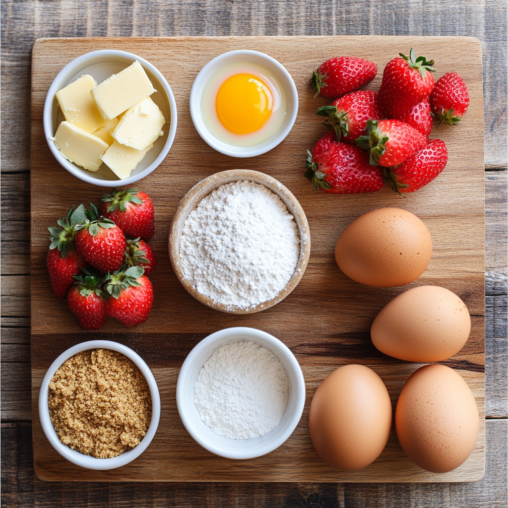 strawberry cheesecake bars ingredients