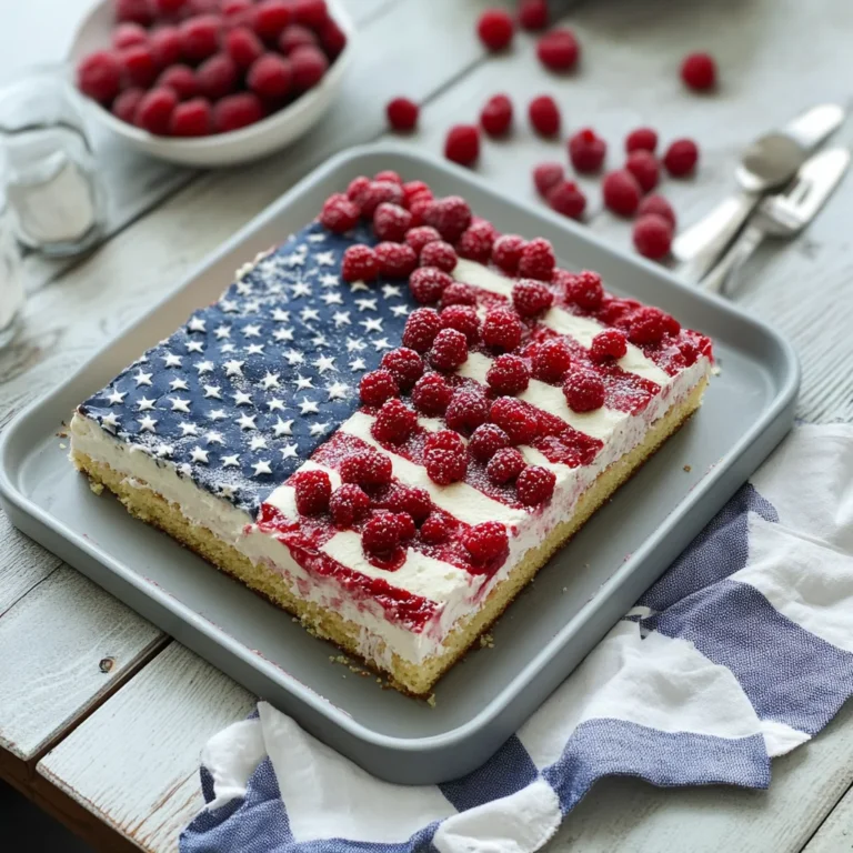 american flag cake