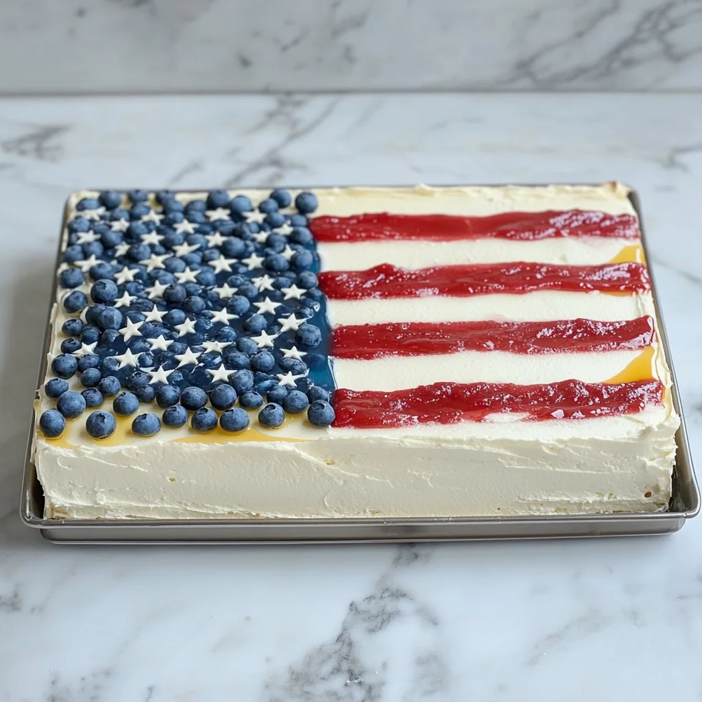 american flag cake