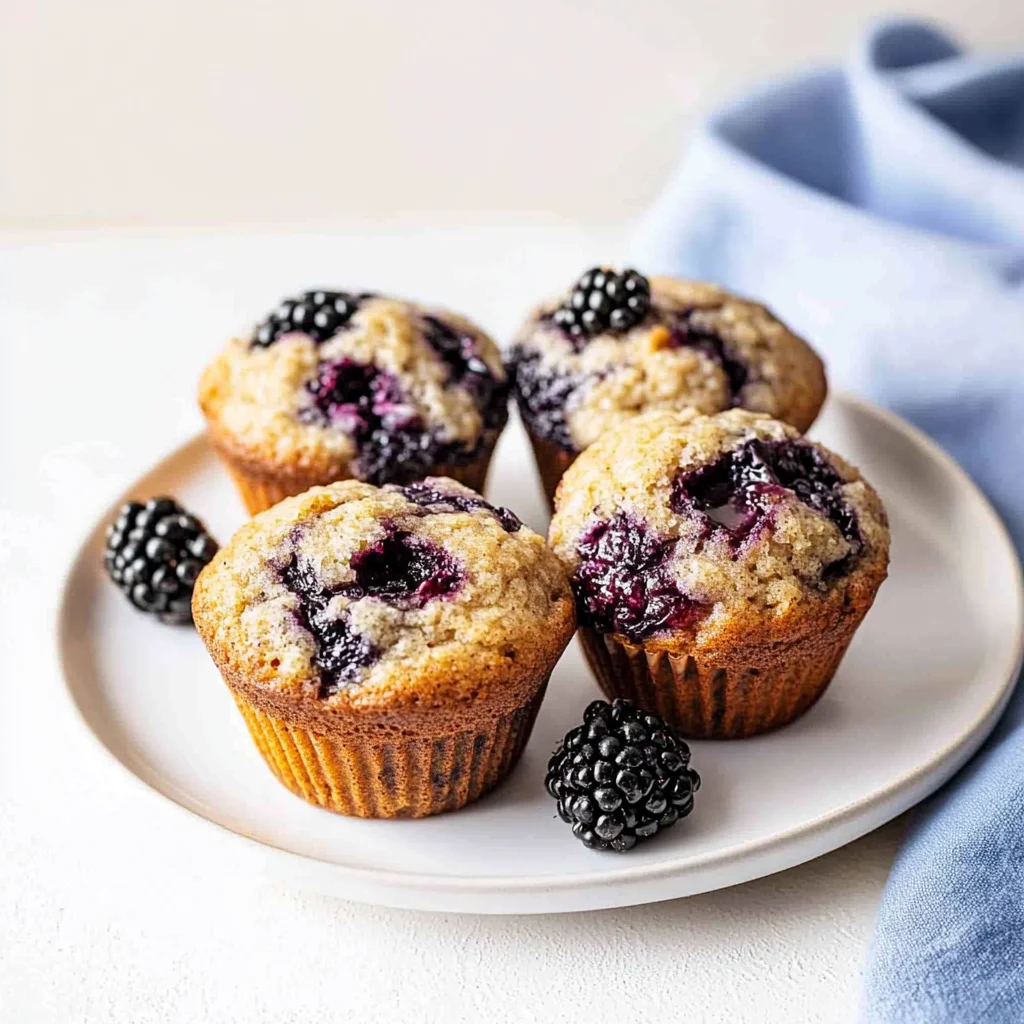 blackberry muffins