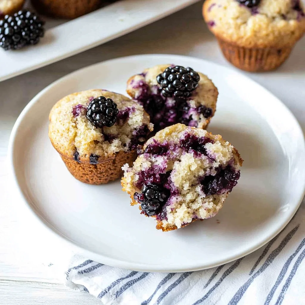 blackberry muffins