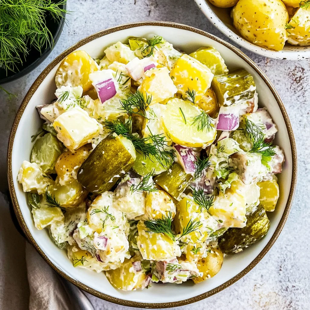dill pickle potato salad