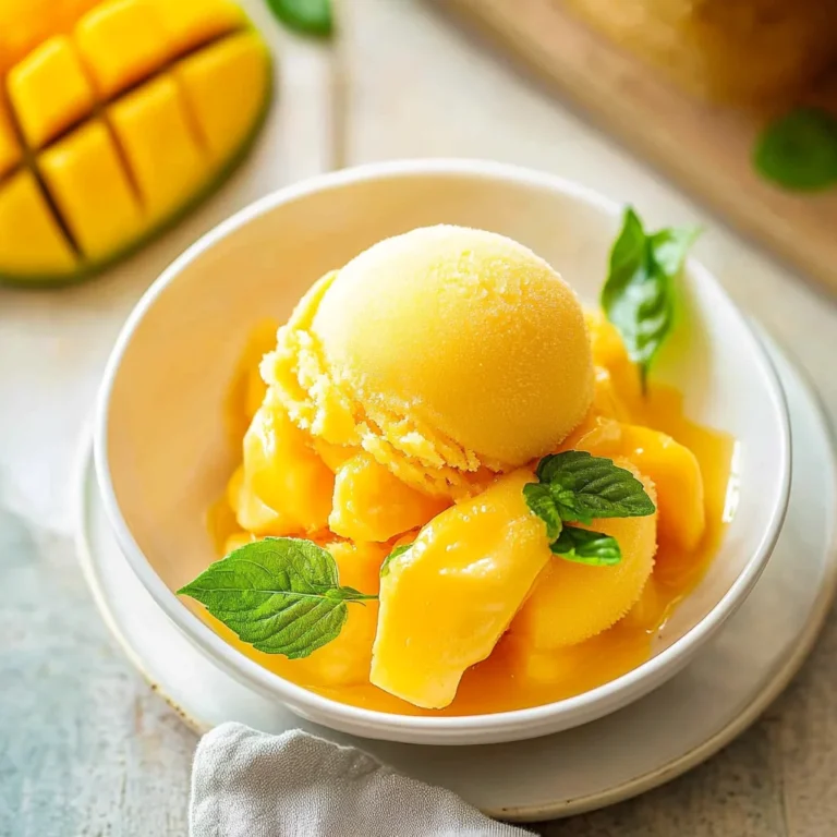 mango sorbet recipe