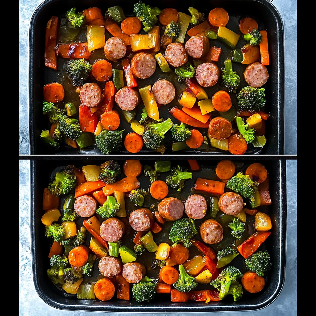 sausage and veggies one pan