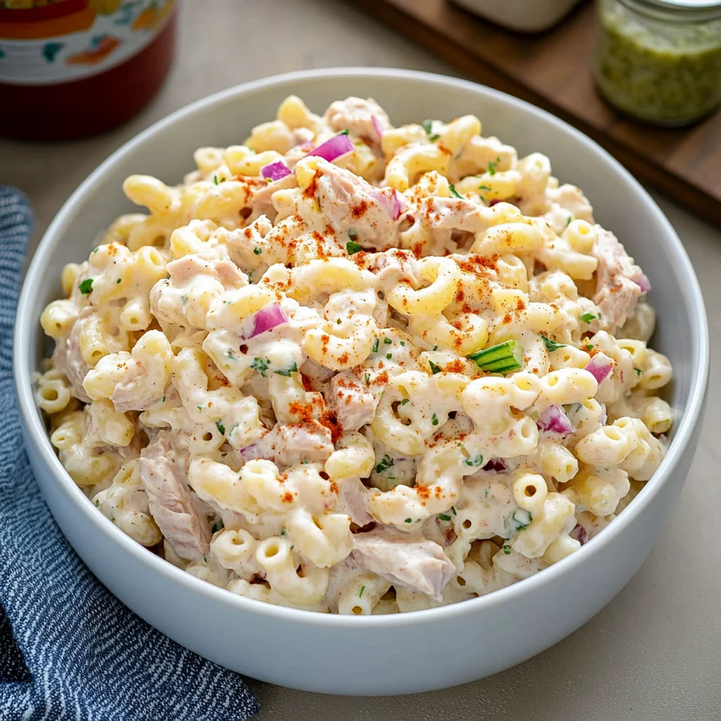 tuna macaroni salad recipe