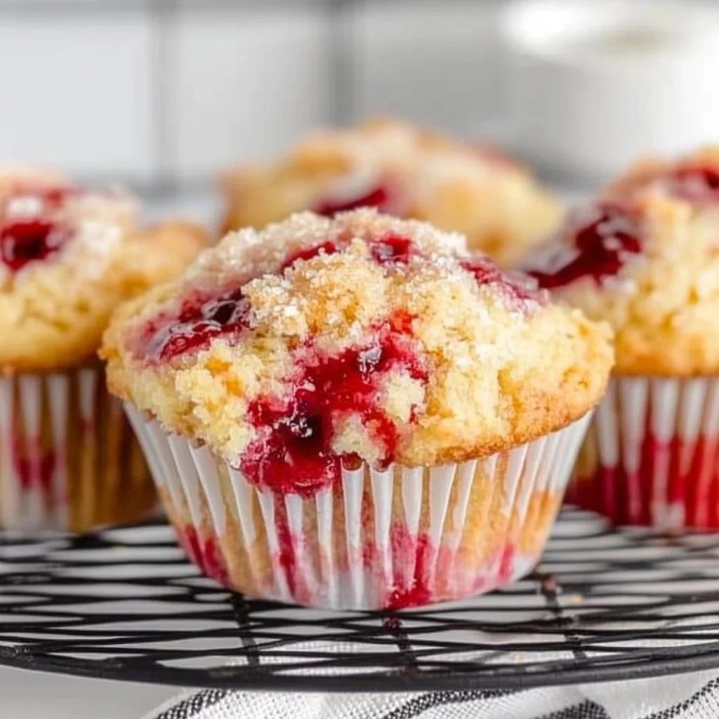 Cherry Cobbler Muffins