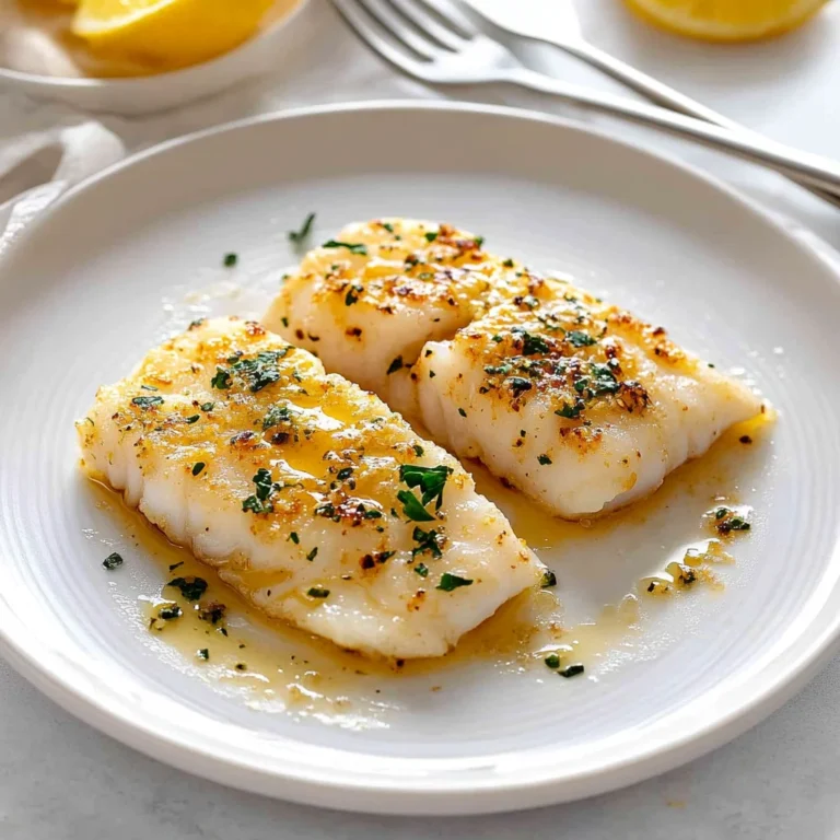 Garlic Butter Baked Cod