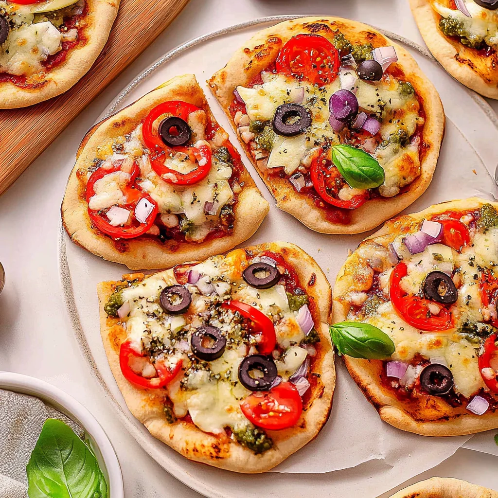 Greek Pita Pizzas