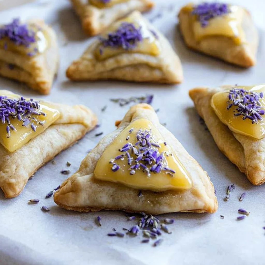 Lemon Lavender Hamantaschen