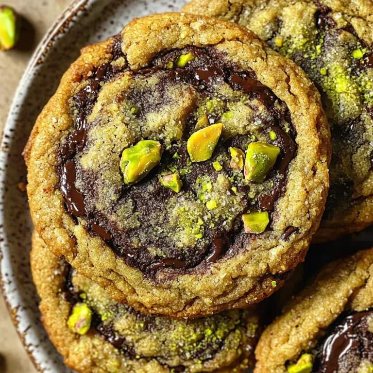 Salted Pistachio Chocolate Chunk Cookies