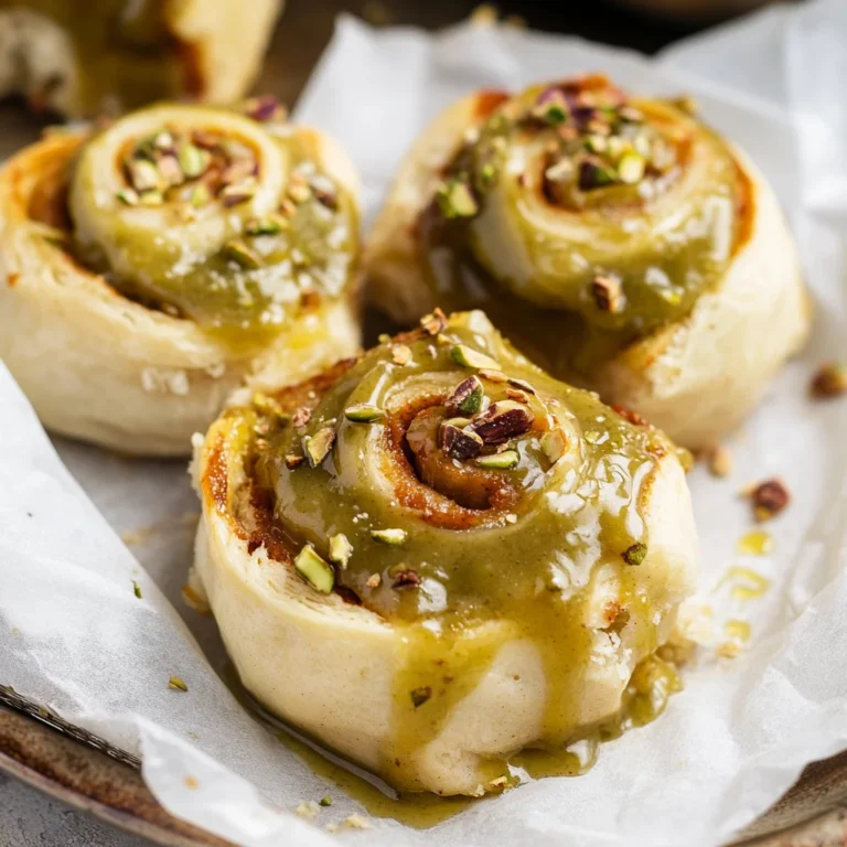 Small Batch Vegan Pistachio Sweet Rolls