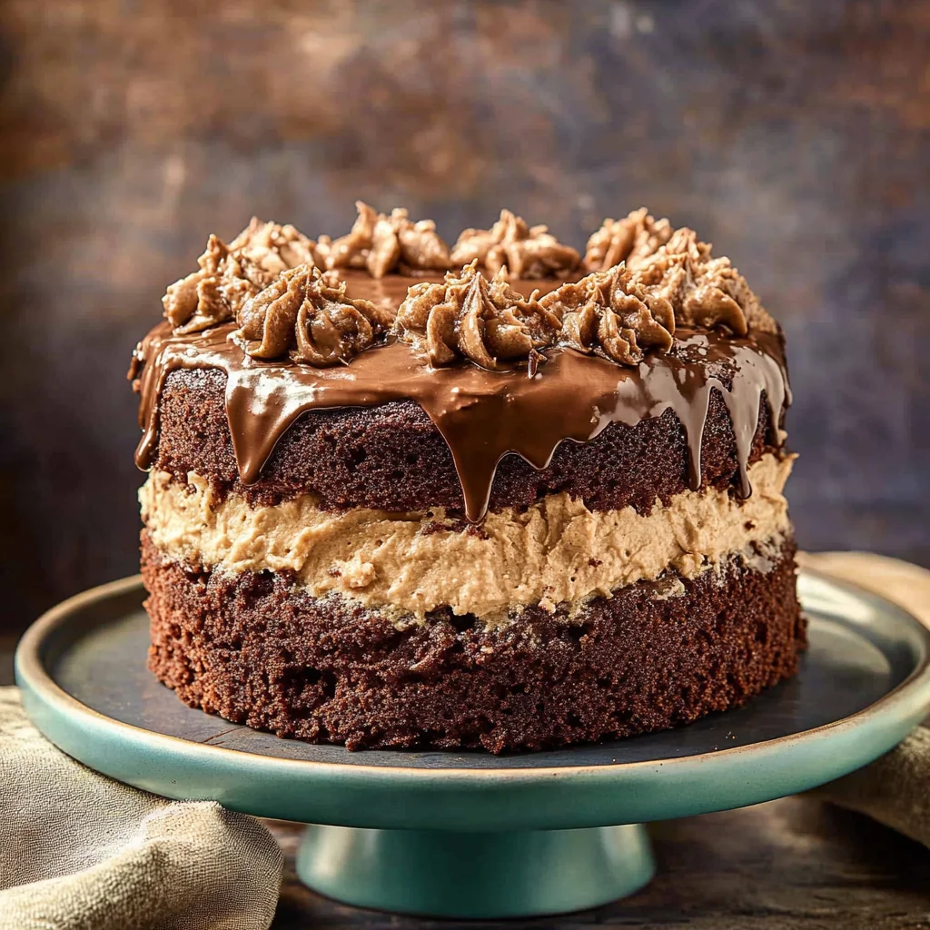 Vegan German Chocolate Cake