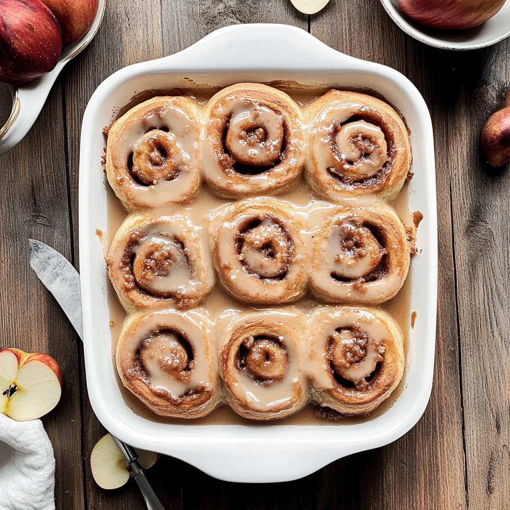 apple pie cinnamon rolls