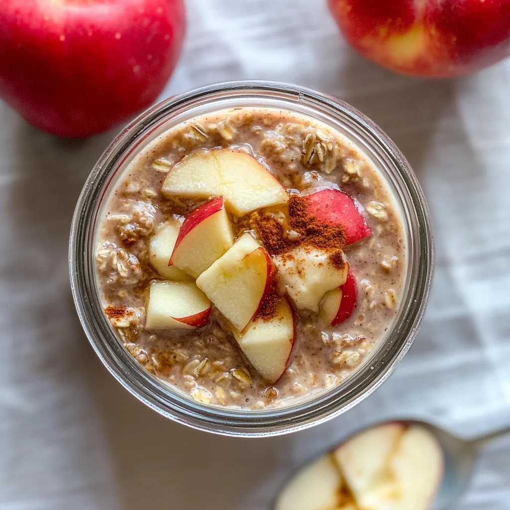 apple pie overnight oats