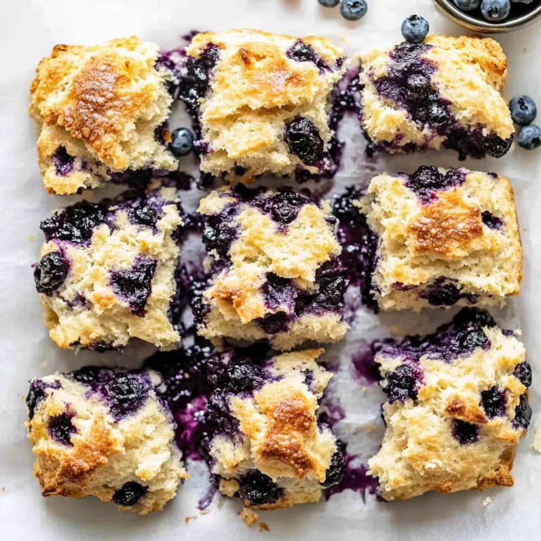 blueberry butter swim biscuits
