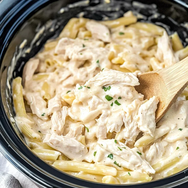 crockpot chicken alfredo