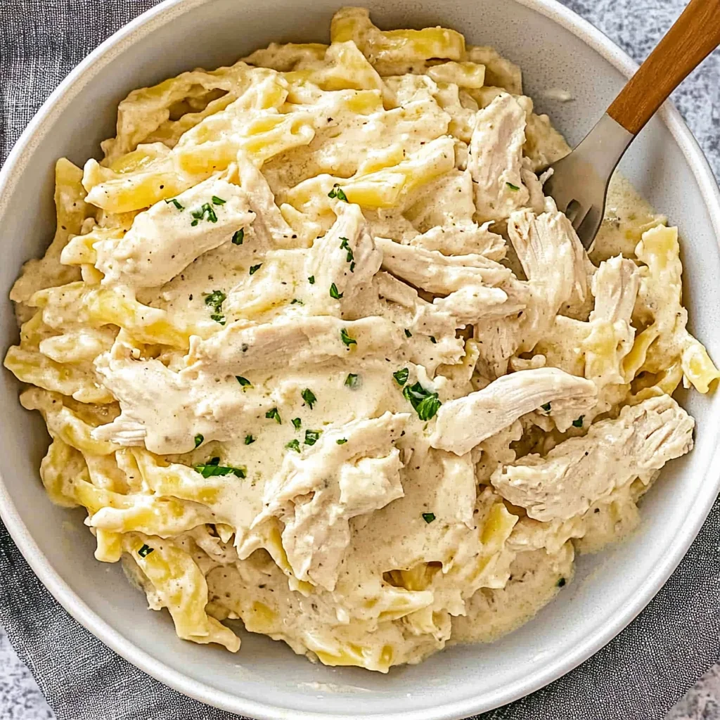 crockpot chicken alfredo