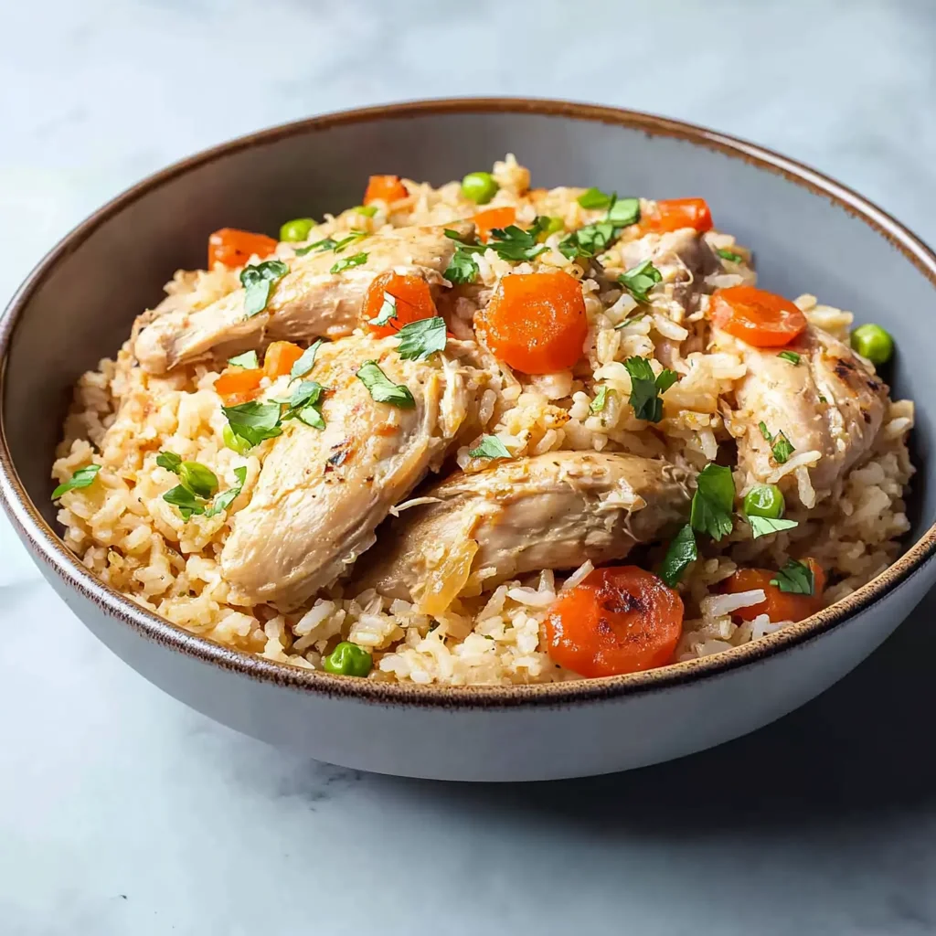 instant pot chicken and rice