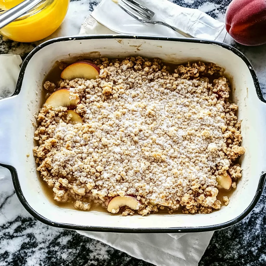peach crisp
