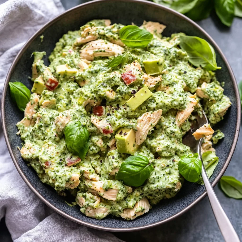 pesto chicken salad