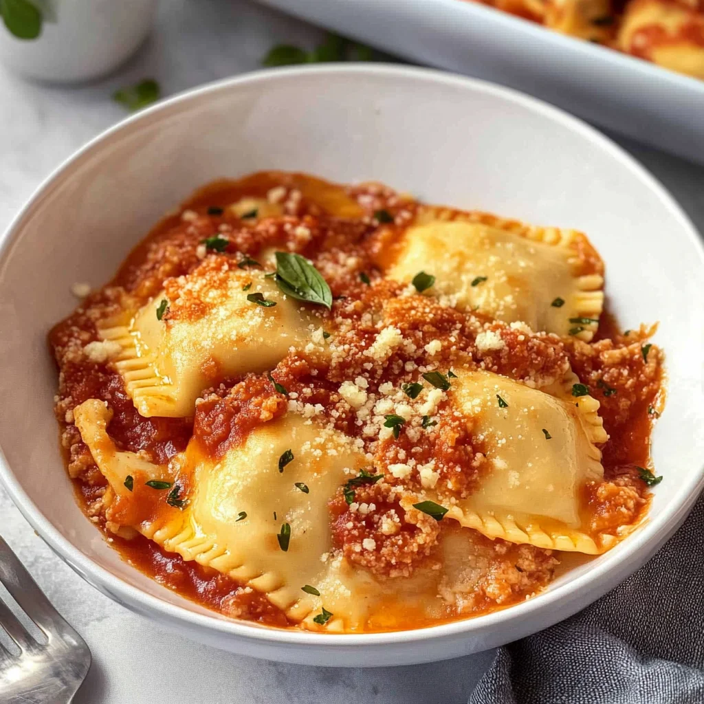 ravioli bake