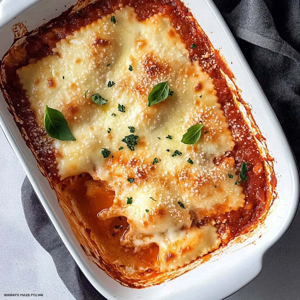 ravioli bake