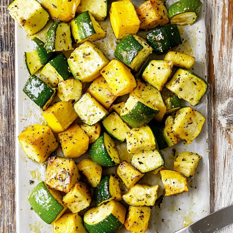 roasted zucchini and yellow squash