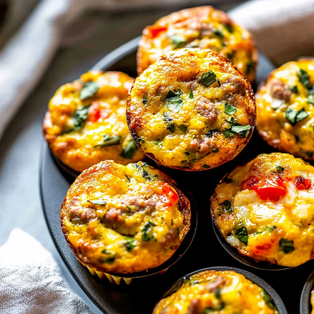 sausage egg muffins