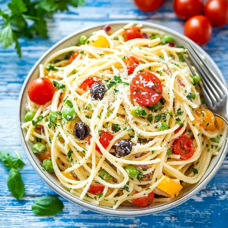 spaghetti salad with italian dressing