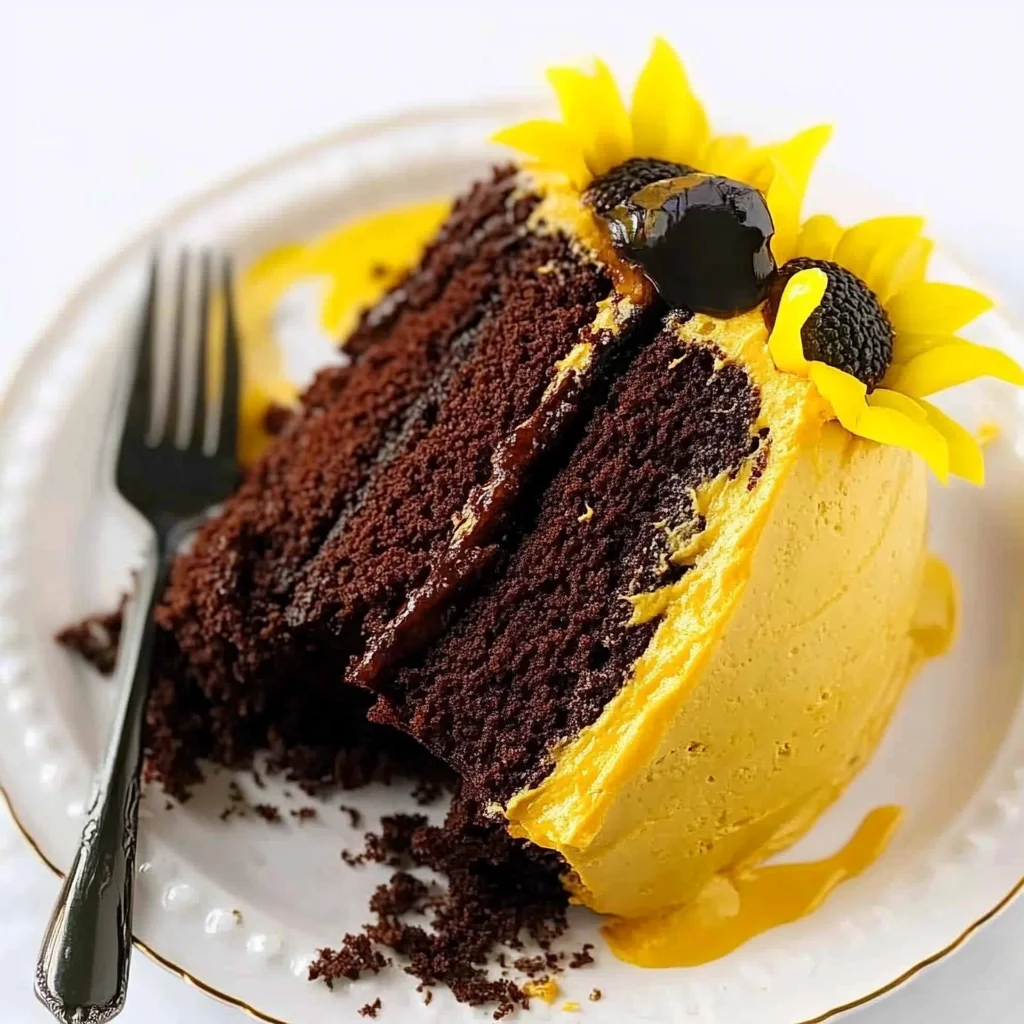sunflower cake