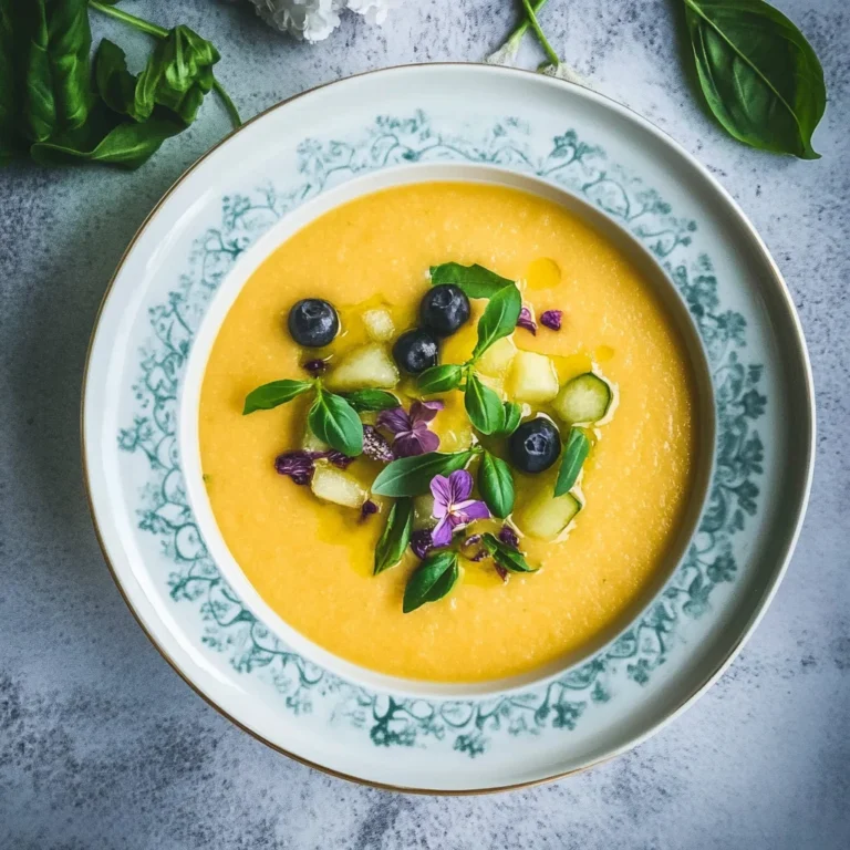 Cantaloupe Gazpacho