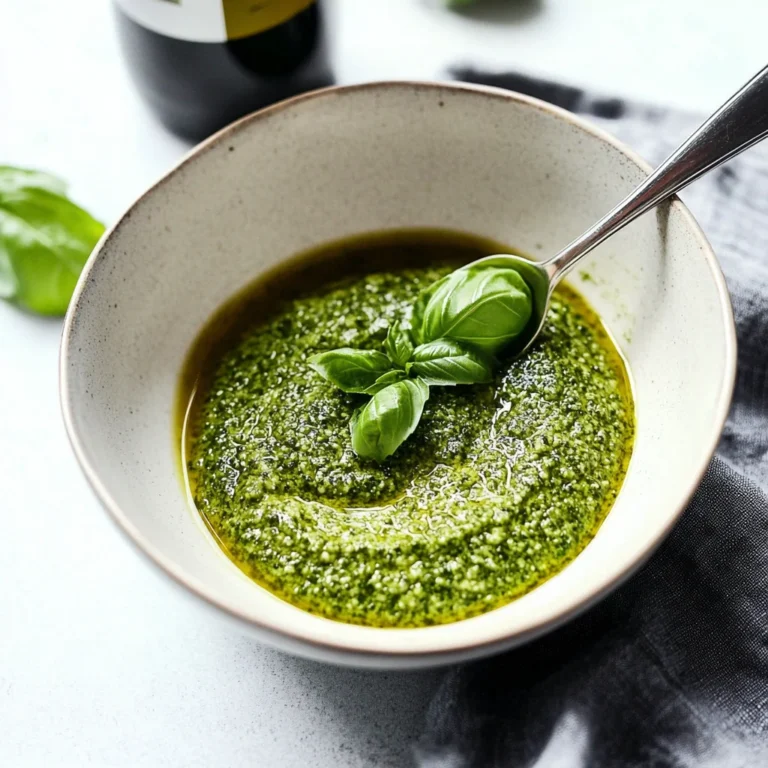 basil pesto recipe