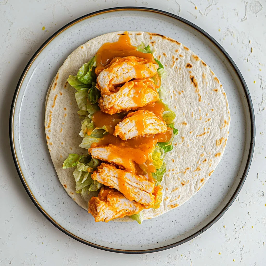 buffalo chicken wraps