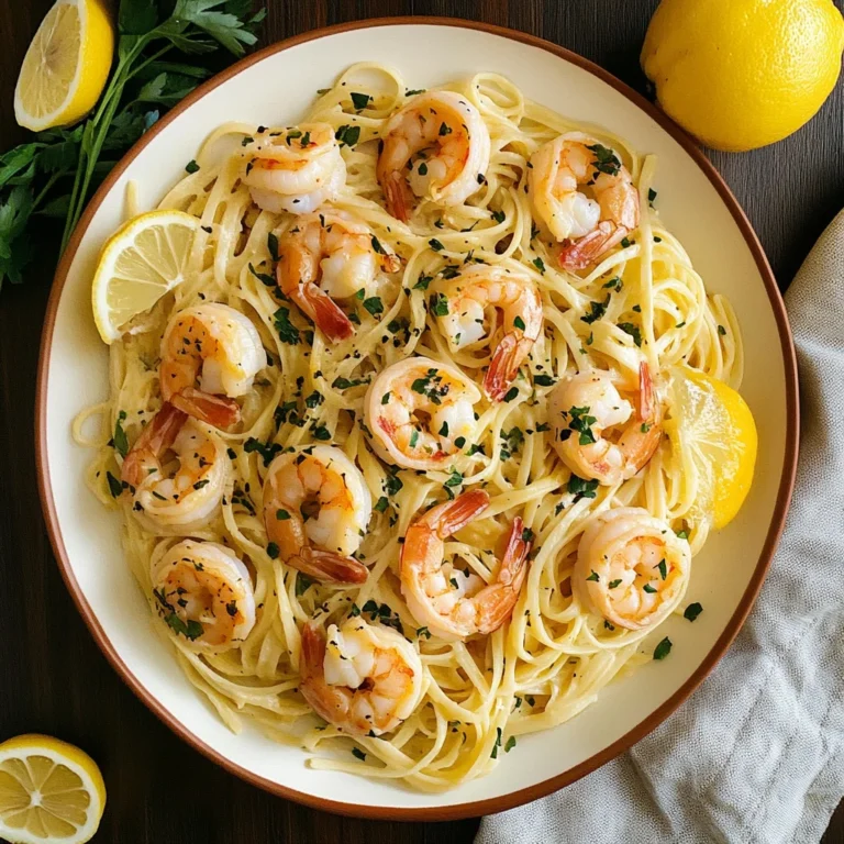 lemon shrimp pasta