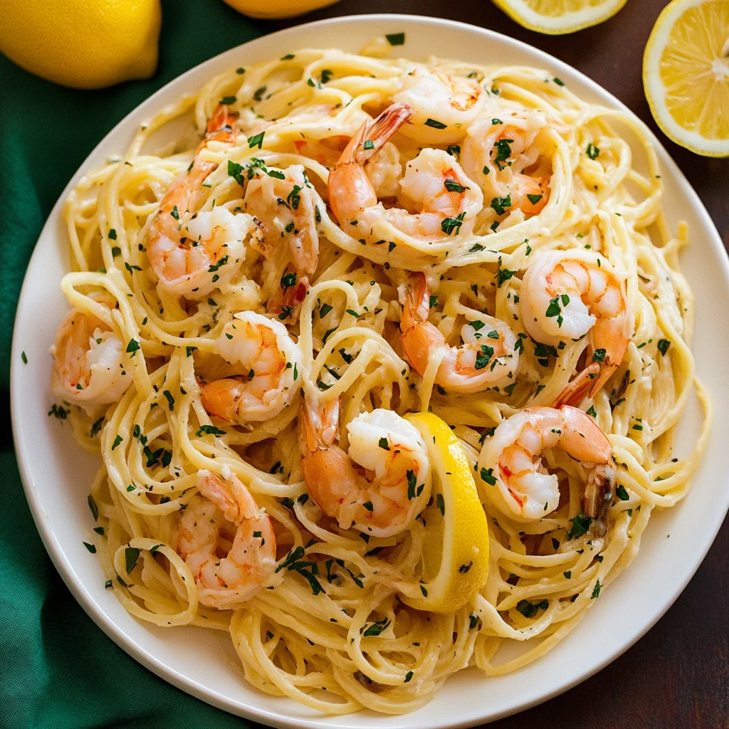 lemon shrimp pasta